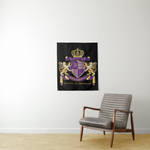 Stellen Sie Ihr eigenes Wappen Wandteppich