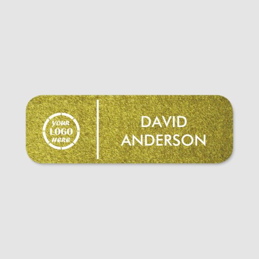 Stellen Sie Ihr Firmenlogo als Basiskräfte für Mit Namensschild (Vorderseite)