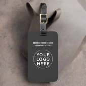 Stellen Sie Ihr Firmenlogo Beruflich sauber und gr Gepäckanhänger