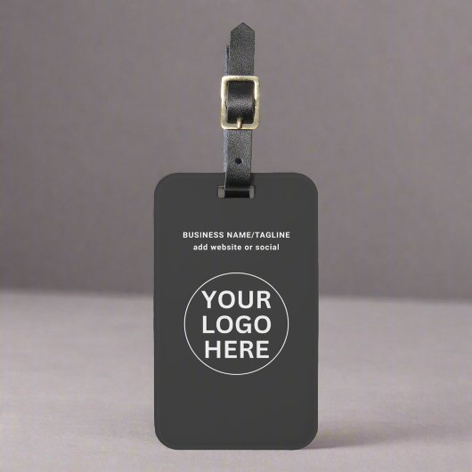 Stellen Sie Ihr Firmenlogo Beruflich sauber und gr Gepäckanhänger