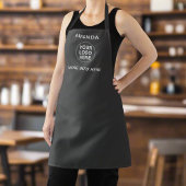 Stellen Sie Ihr Firmenlogo Beruflich sauber und gr Schürze