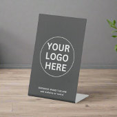 Stellen Sie Ihr Firmenlogo Beruflich sauber und gr Sockelschild