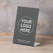 Stellen Sie Ihr Firmenlogo Beruflich sauber und gr Sockelschild