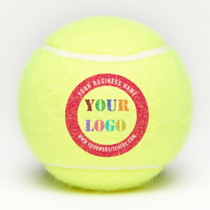 Stellen Sie Ihr Firmenlogo und Ihre Tennisbälle fü