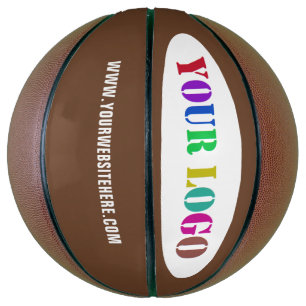 Stellen Sie Ihr Firmenlogo und Text-Basketball ein Basketball