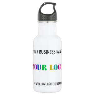 Stellen Sie Ihr Firmenlogo und Text-Wasserflasche  Edelstahlflasche