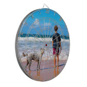 Stellen Sie Ihr Foto Dart Board Personalisiertes G Dartscheibe (Vorderseite Links)