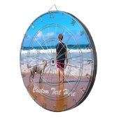 Stellen Sie Ihr Foto-Dart-Mainboard-Geschenk mit T Dartscheibe (Vorderseite rechts)