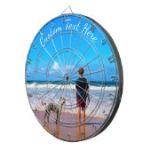 Stellen Sie Ihr Foto-Dart-Mainboard-Geschenk mit T Dartscheibe (Vorderseite rechts)