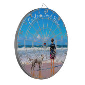 Stellen Sie Ihr Foto-Dart-Mainboard-Geschenk mit T Dartscheibe (Vorderseite Links)