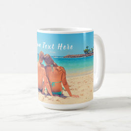 Stellen Sie Ihr Foto Kaffeemaschine-Tasse-Geschenk Kaffeetasse