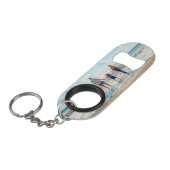 Stellen Sie Ihr Foto Schlüsselanhänger-Flaschenöff Mini Flaschenöffner (Vorderseite Schrägansicht)