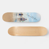 Stellen Sie Ihr Foto-Skateboard-Geschenk mit Textn Skateboard (Horizontal)