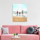 Stellen Sie Ihr Foto und Ihre Textanzeige für Druc Leinwanddruck (Insitu (Wohnzimmer))