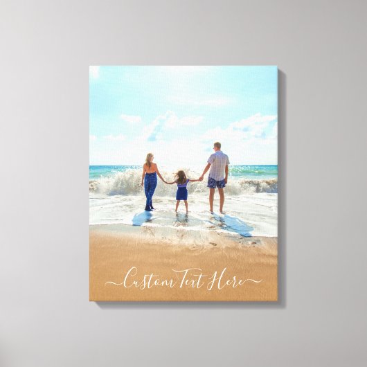 Stellen Sie Ihr Foto und Ihre Textanzeige für Druc Leinwanddruck (Vorderseite)