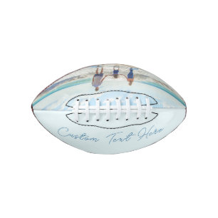 Stellen Sie Ihr Foto- und Textfußballgeschenk ein Football