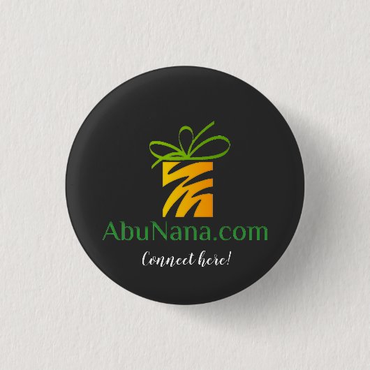 Stellen Sie Ihr Logo hier! Button (Vorderseite)