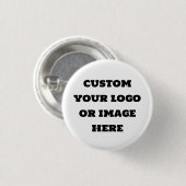 Stellen Sie Ihr Logo oder Bild ein Button (Vorne & Hinten)