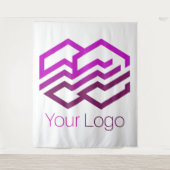 Stellen Sie Ihr Logo oder Bild ein Wandteppich (Vorderseite)