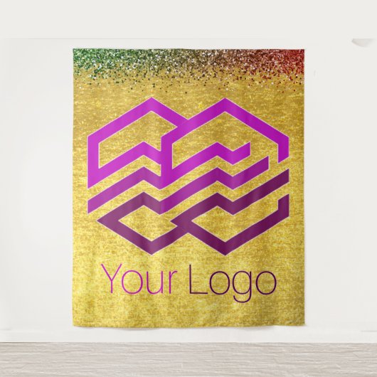 Stellen Sie Ihr Logo oder Bild ein Wandteppich (Vorderseite)
