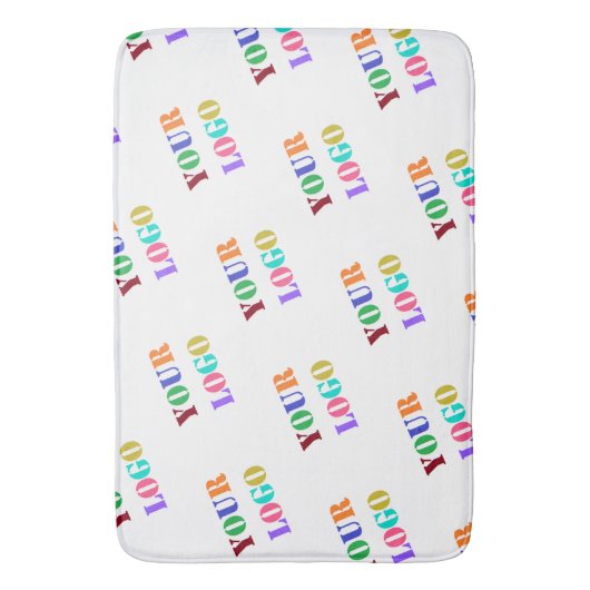 Stellen Sie Ihr Logo oder Ihr Foto Personalisierte Badematte (Vorderseite Vertikal)