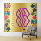 Stellen Sie Ihr Logo oder Ihre Bildband individuel Wandteppich (Beispiel (Horizontal))