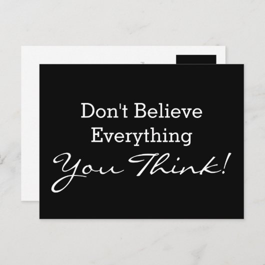 Stellen Sie Ihr lustiges Sprichwort oder Ihre Weis Postkarte (Vorne/Hinten)