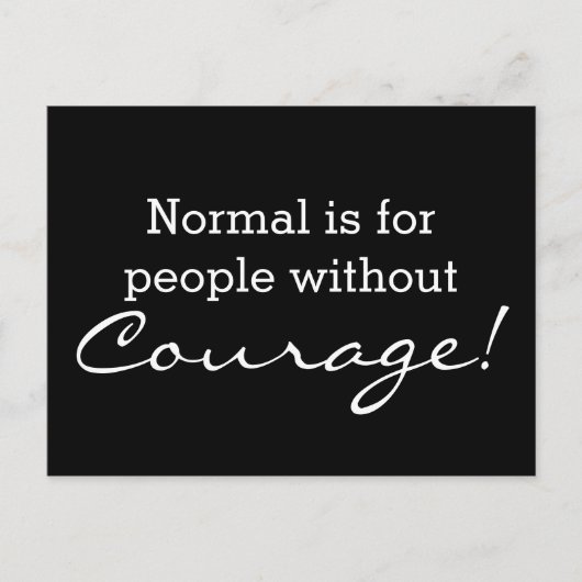 Stellen Sie Ihr lustiges Sprichwort oder Ihre Weis Postkarte (Vorderseite)