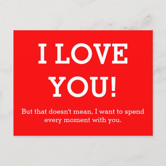 Stellen Sie Ihr lustiges Sprichwort oder Ihre Weis Postkarte (Vorderseite)