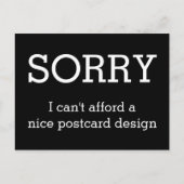 Stellen Sie Ihr lustiges Sprichwort oder Ihre Weis Postkarte (Vorderseite)