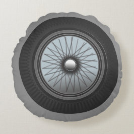 Stellen Sie Ihr Motor-Reifen-Kissen an Rundes Kissen