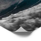 Stellen Sie Ihr Soul über Meereswellen ein Poster (Ecke)