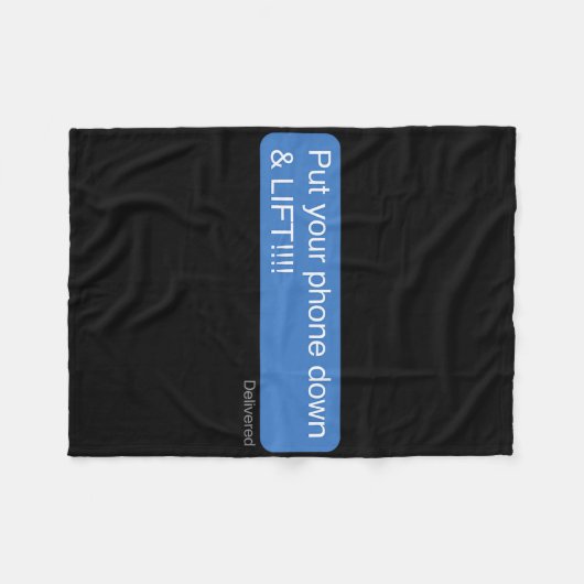 Stellen Sie Ihr Telefon ein und heben Sie die Moti Fleecedecke (Vorderseite (Horizontal))