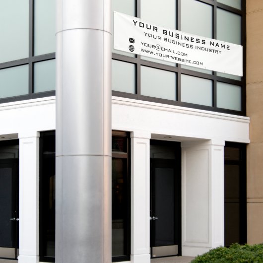 Stellen Sie Ihr Werbebanner für Ihr Unternehmen ei Banner (Äußeres Gebäude)