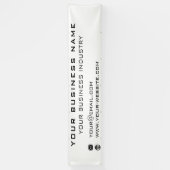 Stellen Sie Ihr Werbebanner für Ihr Unternehmen ei Banner (Vertikal)