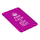 Stellen Sie Ihre Behalten Ruhe im Sprichwort ein. Magnet (Rechte Seite)