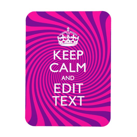 Stellen Sie Ihre Behalten Ruhe im Sprichwort ein. Magnet (Vertikal)