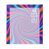 Stellen Sie Ihre Behalten Ruhe im Text ein, mehrfa Notizblock (Vorderseite)