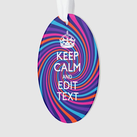 Stellen Sie Ihre Behalten Ruhe im Text ein, mehrfa Ornament (Vorderseite)