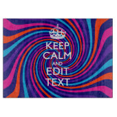 Stellen Sie Ihre Behalten Ruhe im Text ein, mehrfa Schneidebrett (Vorderseite)