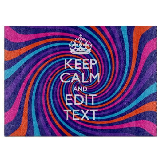 Stellen Sie Ihre Behalten Ruhe im Text ein, mehrfa Schneidebrett (Vorderseite)