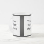 Stellen Sie Ihre eigene 3 Foto-mattierte GlasTasse Mattglastasse (Vorderseite Links)