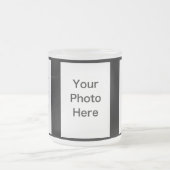 Stellen Sie Ihre eigene 3 Foto-mattierte GlasTasse Mattglastasse (Mittel)