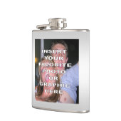 Stellen Sie Ihre eigene coole angesagte Flasche Flachmann (Links)