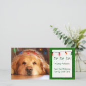 Stellen Sie Ihre eigene Feiertagskarte (Stehend Vorderseite)