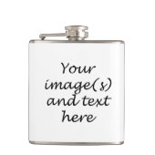 Stellen Sie Ihre eigene FLASCHE her Flachmann (Vorderseite)