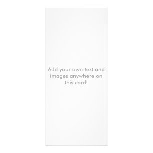 Stellen Sie Ihre eigene Gestell-Karte her Werbekarte