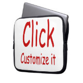 Stellen Sie Ihre eigene Hülse her Laptopschutzhülle (Vorderseite Links)