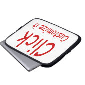 Stellen Sie Ihre eigene Hülse her Laptopschutzhülle (Vorne Knopf)