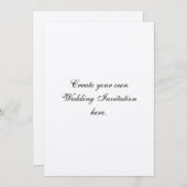 Stellen Sie Ihre eigene kundenspezifische Einladung (Vorne/Hinten)